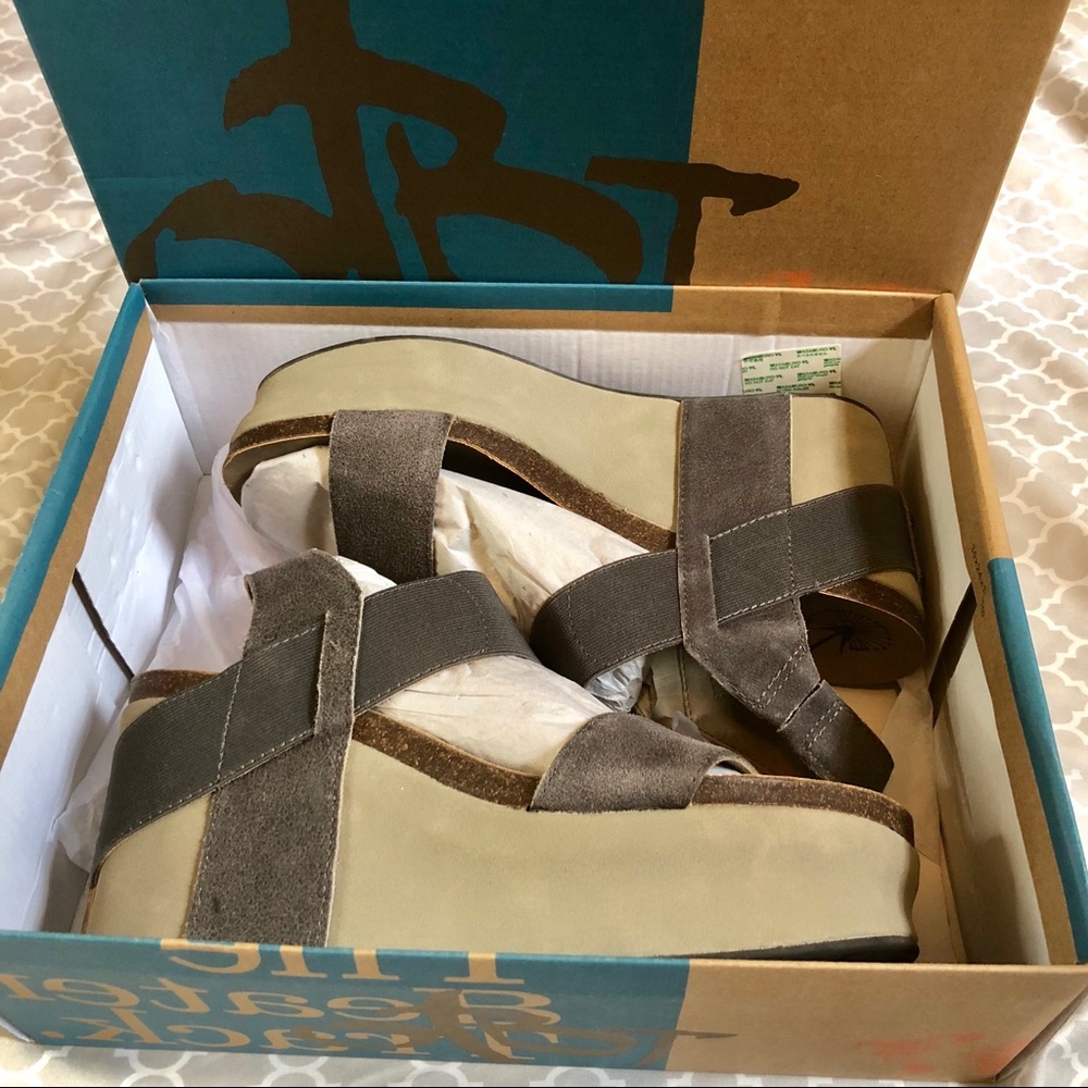 💙OTBT BUSHNELL SOFT GREY WEDGES💙